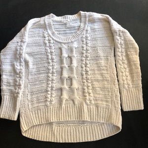 Duffy brand “hi low” wool and cashmere sweater